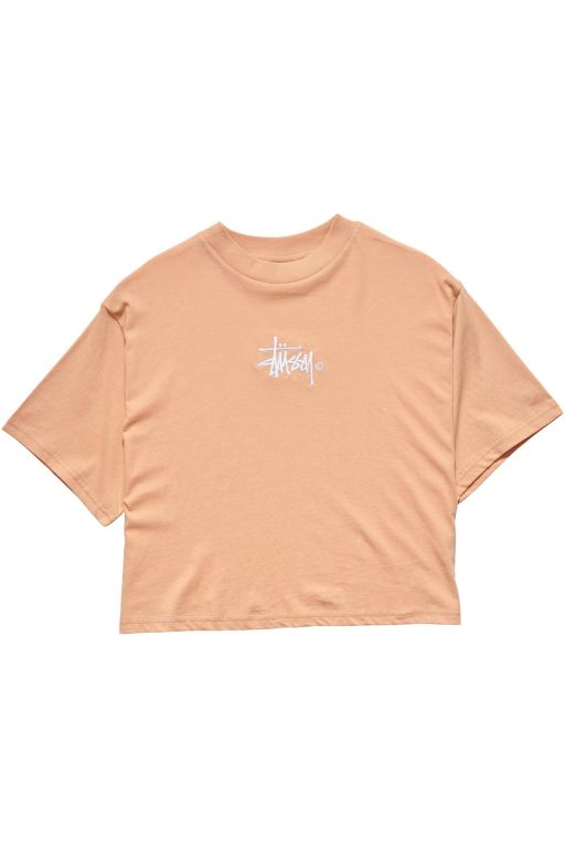 Stussy Womens Graffiti Boxy T Shirt Orange - IVPSG2708